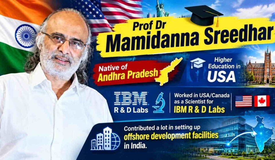 Prof. Dr. Mamidanna Sreedhar: Research, Patents, Publications, Awards and Healthcare Innovation